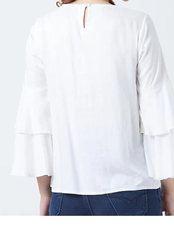 white cotton top - 17812814 - Zoom Image - 1