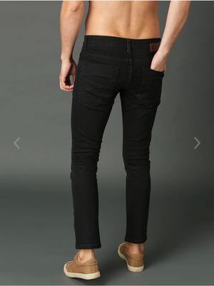 black skinny fit stretchable jeans - 17812947 - Standard Image - 2