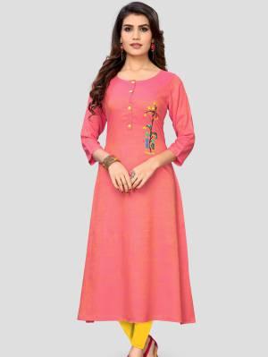 red cotton kurta - 17813048 - Standard Image - 2
