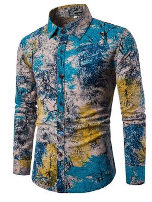 blue cotton shirt - 17813205 - Standard Image - 2