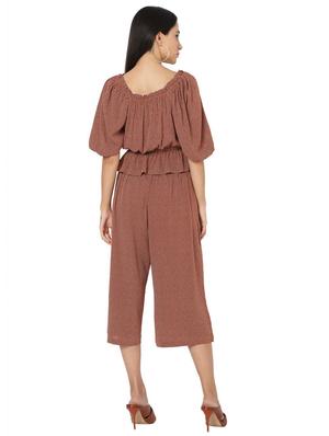 square neck polka dot culotte set - 17813779 - Standard Image - 4