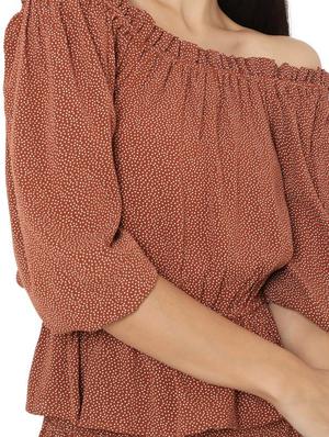 square neck polka dot culotte set - 17813779 - Standard Image - 5