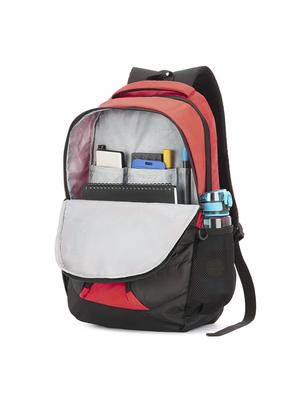red polyester backpack - 17814182 - Standard Image - 3