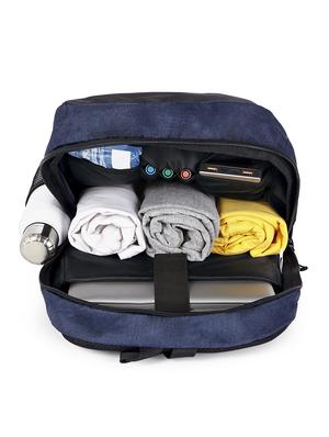 navy polyester backpack - 17814195 - Standard Image - 3