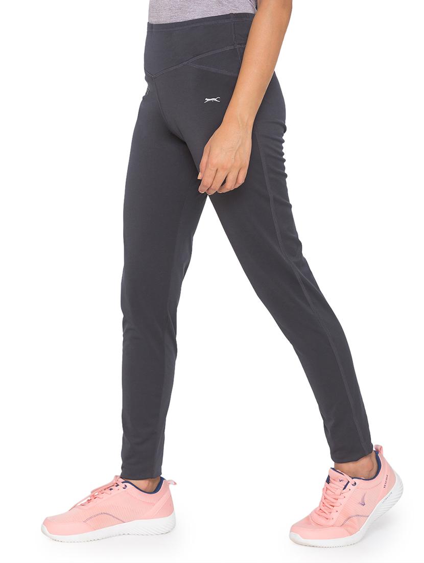 mid rise solid track pant - 17814471 - Zoom Image - 2