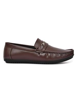 brown leather slip on loafers - 17814488 - Standard Image - 4