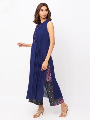solid straight kurta - 17814515 - Standard Image - 2