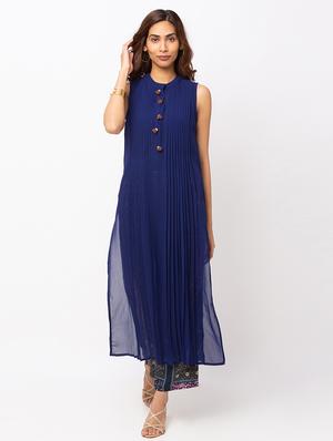 solid straight kurta - 17814515 - Standard Image - 4
