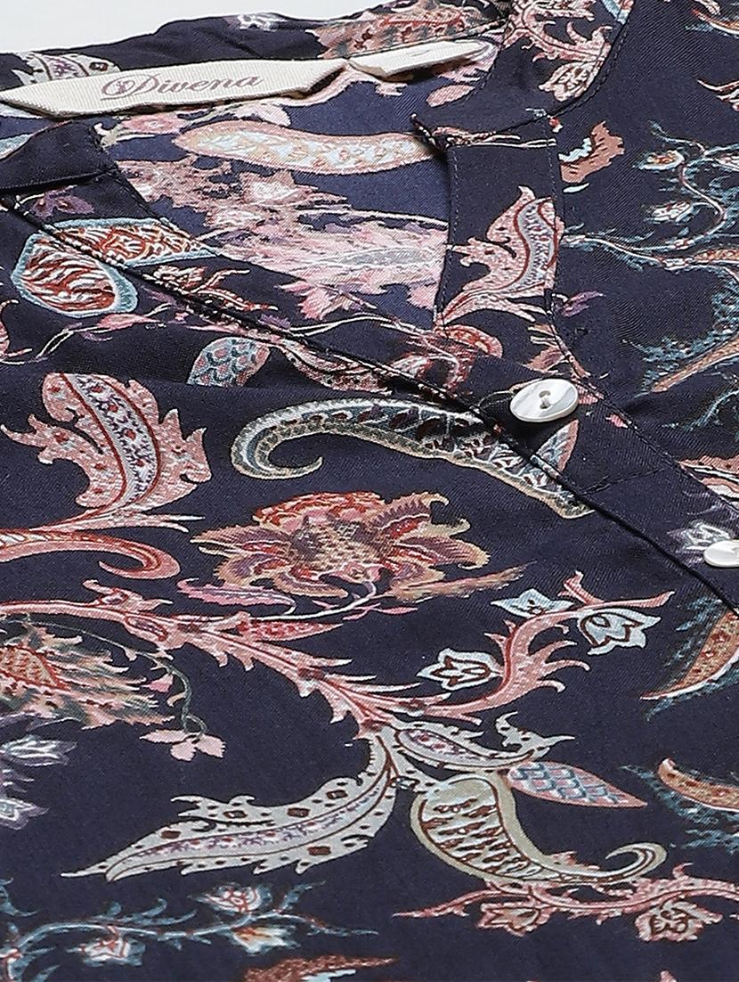printed straight kurta - 17814907 - Zoom Image - 4