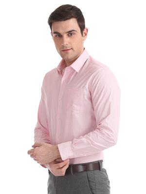 pink printed formal shirt - 17816197 - Standard Image - 2