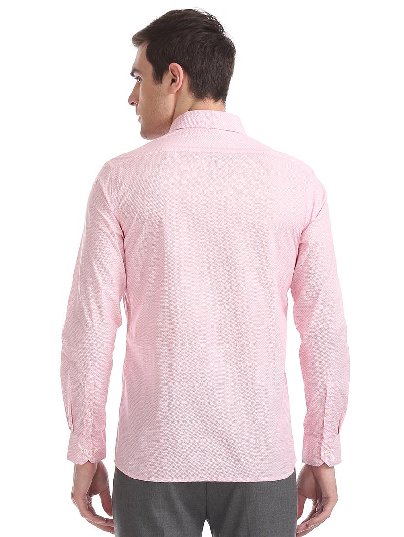 pink printed formal shirt - 17816197 - Zoom Image - 3