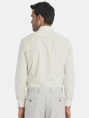 green solid formal shirt - 17816228 - Standard Image - 3