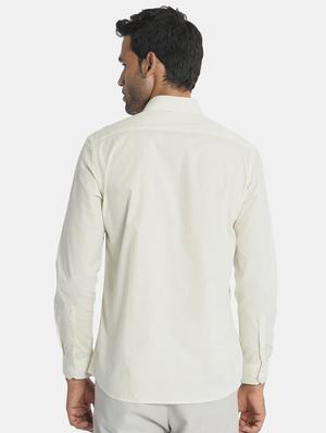 green solid formal shirt - 17816228 - Standard Image - 4