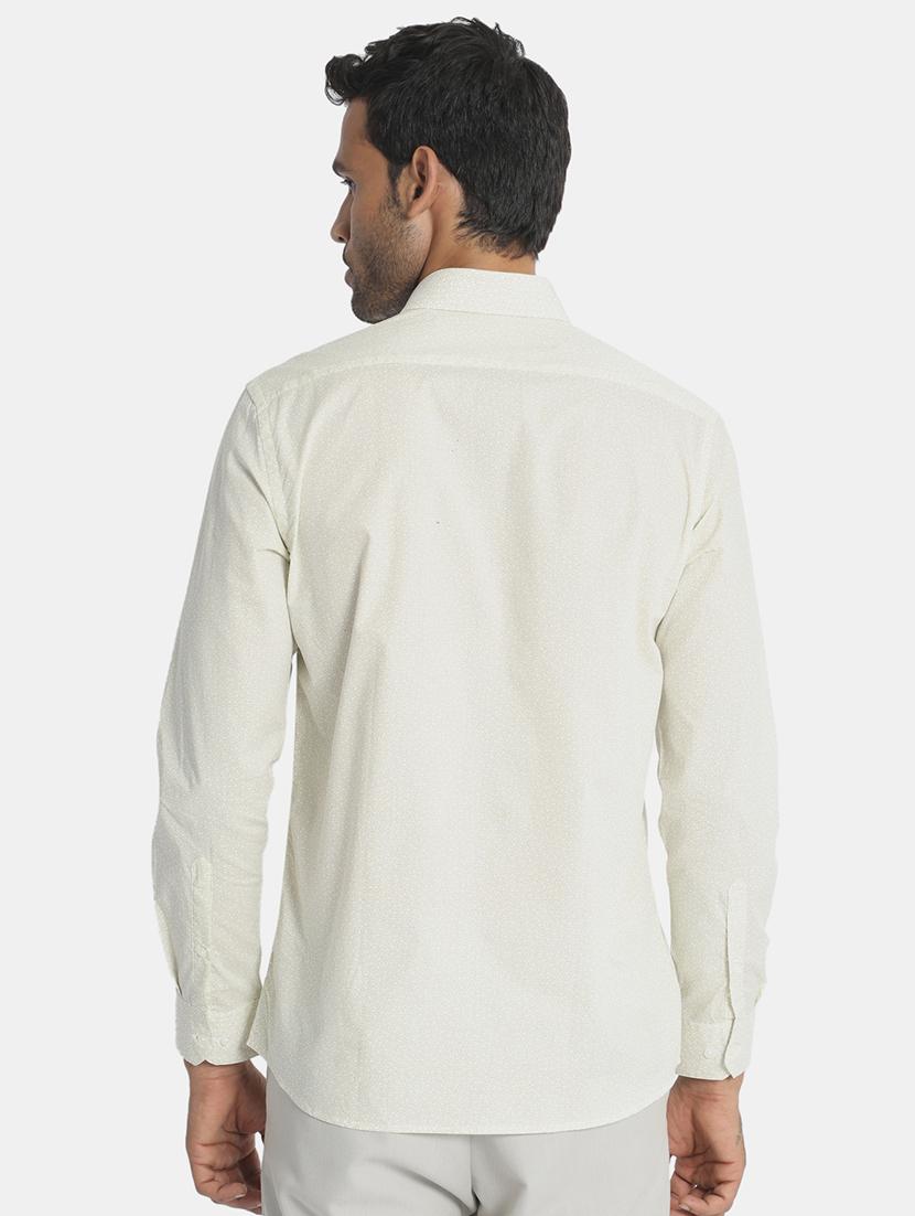 green solid formal shirt - 17816228 - Zoom Image - 4