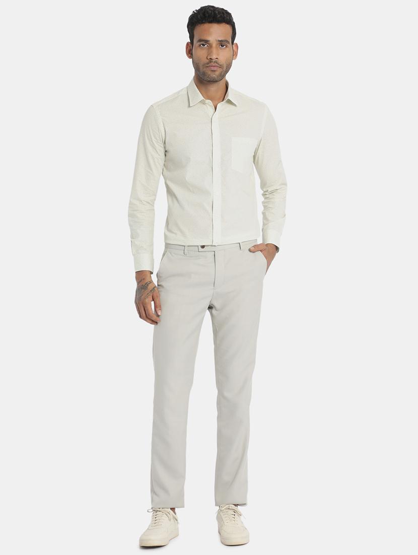 green solid formal shirt - 17816228 - Zoom Image - 5