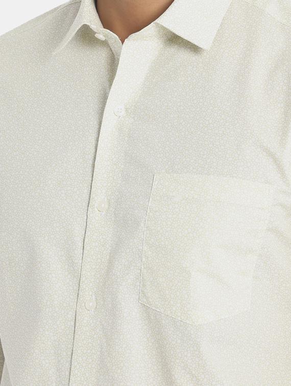 green solid formal shirt - 17816228 - Zoom Image - 6