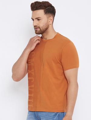 orange printed t-shirt - 17816395 - Standard Image - 2