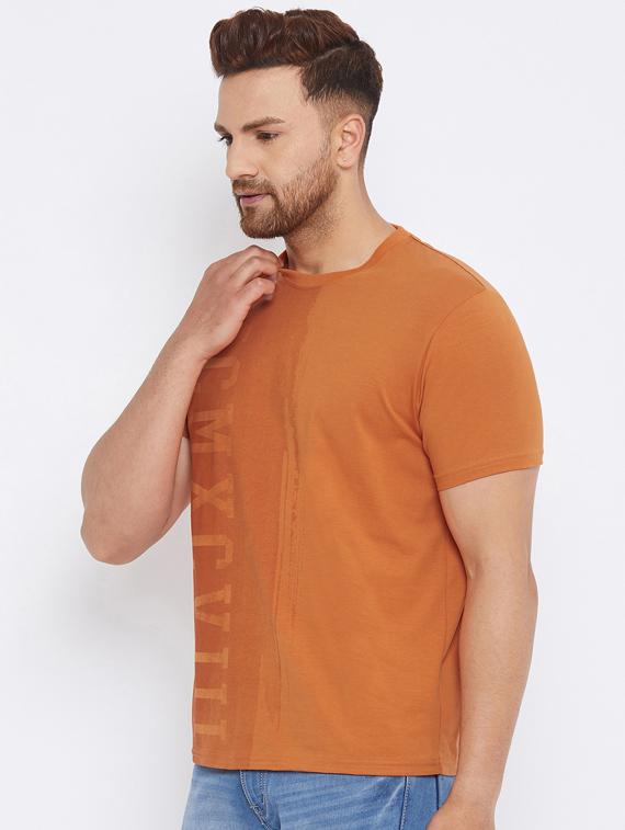 orange printed t-shirt - 17816395 - Zoom Image - 2