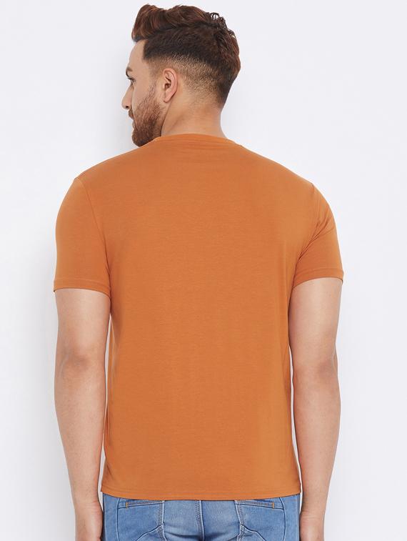 orange printed t-shirt - 17816395 - Zoom Image - 3
