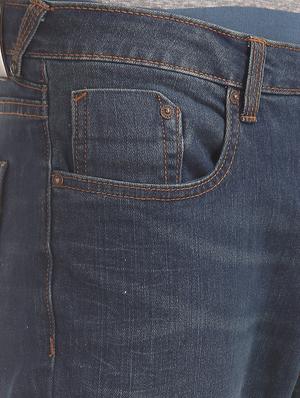 blue light washed ripped denim jeans - 17817014 - Standard Image - 5
