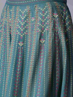 embroidered skirt top set - 17818037 - Standard Image - 4