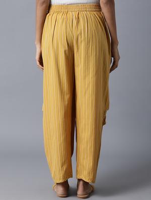 yellow cotton salwar salwars - 17818065 - Standard Image - 3