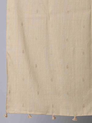 beige wool shawl - 17818398 - Standard Image - 4