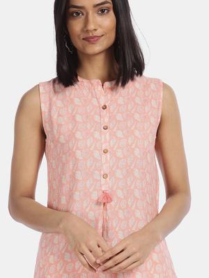 printed straight kurta - 17818447 - Standard Image - 5