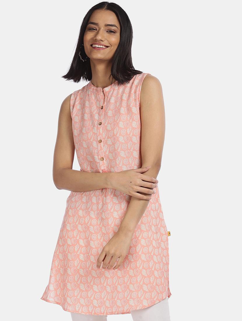 printed straight kurta - 17818447 - Zoom Image - 1