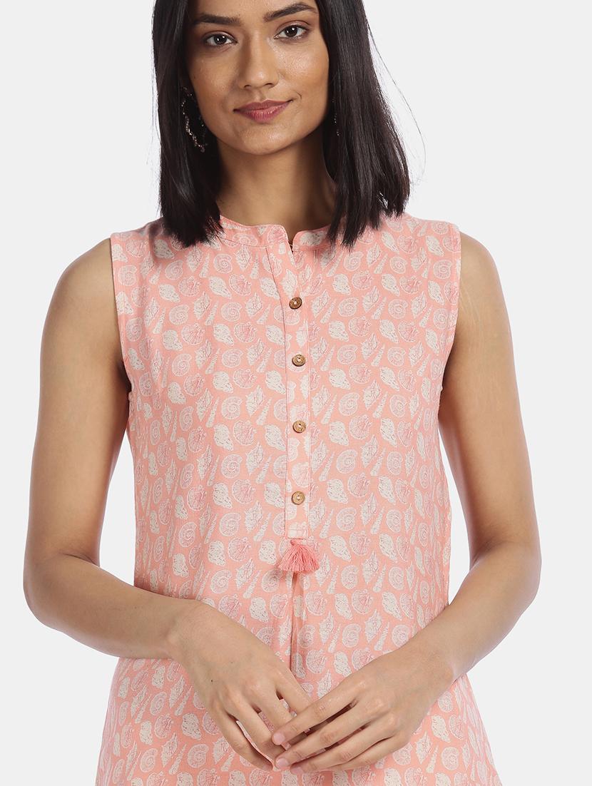 printed straight kurta - 17818447 - Zoom Image - 5