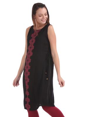 printed a-line kurta - 17818480 - Standard Image - 2