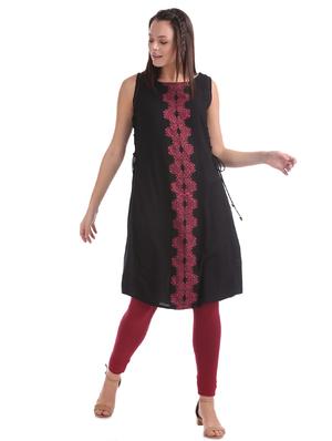 printed a-line kurta - 17818480 - Standard Image - 4