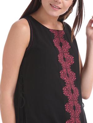 printed a-line kurta - 17818480 - Standard Image - 5