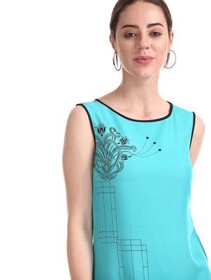 printed straight kurta - 17818486 - Standard Image - 5