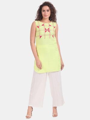 printed straight kurta - 17818513 - Standard Image - 4