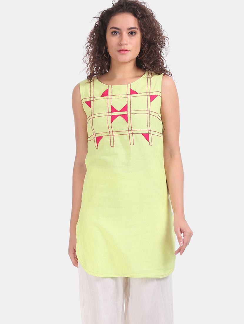 printed straight kurta - 17818513 - Zoom Image - 1