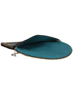 multi colored canvas envelope clutch - 17818532 - Standard Image - 3