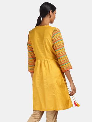 printed a-line kurta - 17818573 - Standard Image - 2
