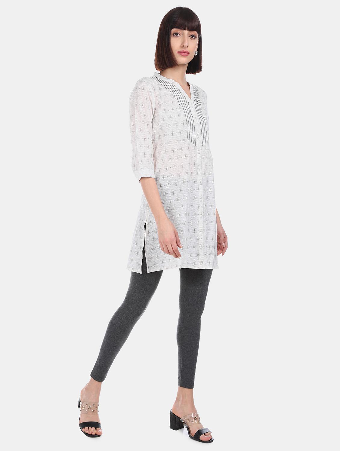 printed straight kurta - 17818849 - Zoom Image - 5