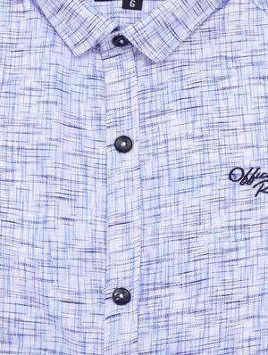 blue printed shirt - 17819028 - Standard Image - 3