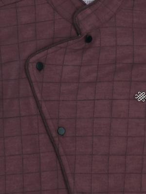 brown checks shirt - 17819058 - Standard Image - 3