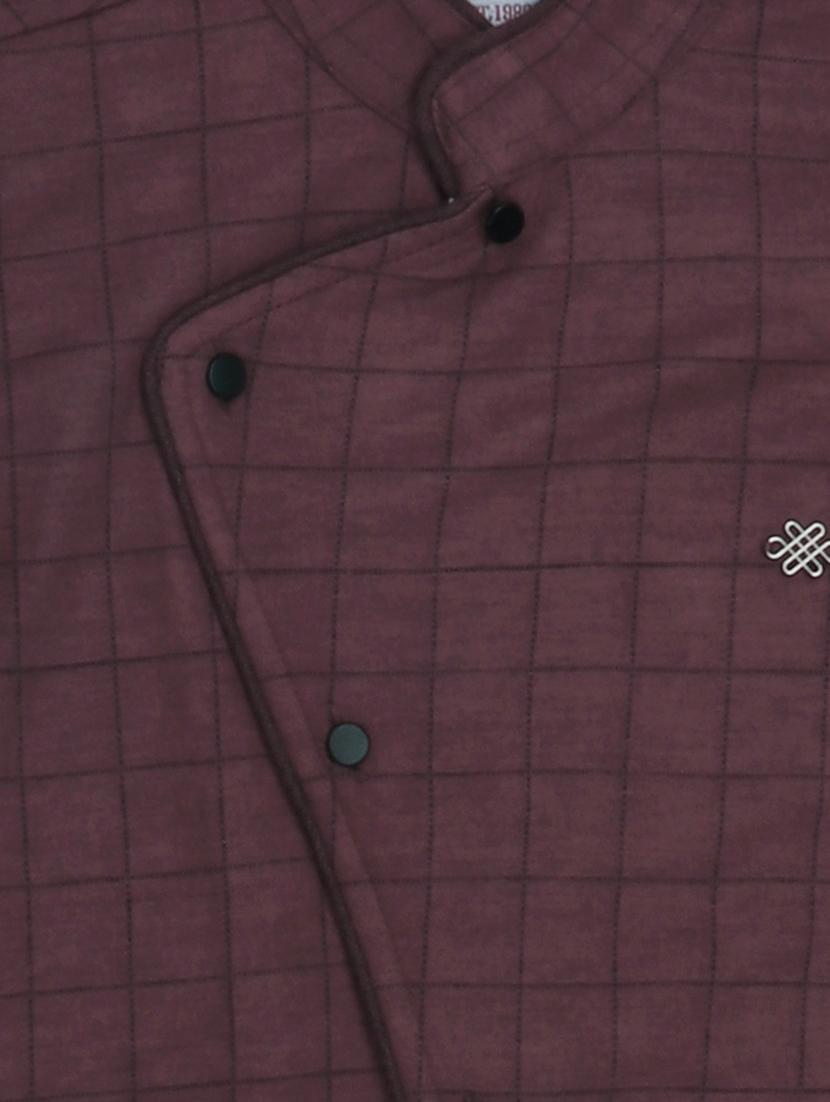 brown checks shirt - 17819058 - Zoom Image - 3