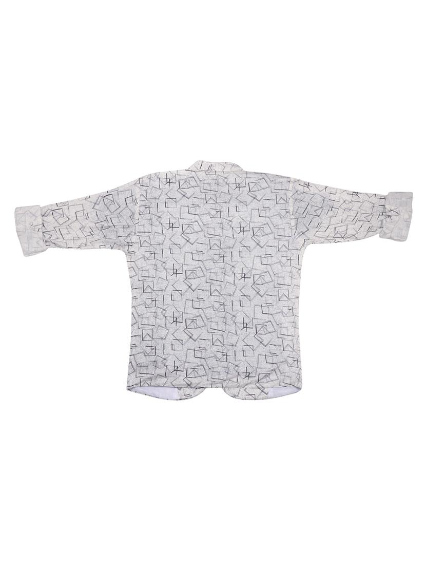 white printed shirt - 17819143 - Zoom Image - 2