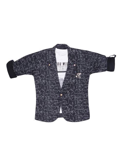 black printed shirt - 17819147 - Standard Image - 1