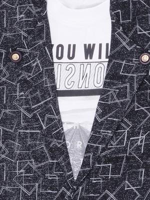 black printed shirt - 17819147 - Standard Image - 4