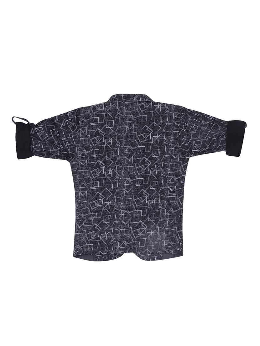 black printed shirt - 17819147 - Zoom Image - 2