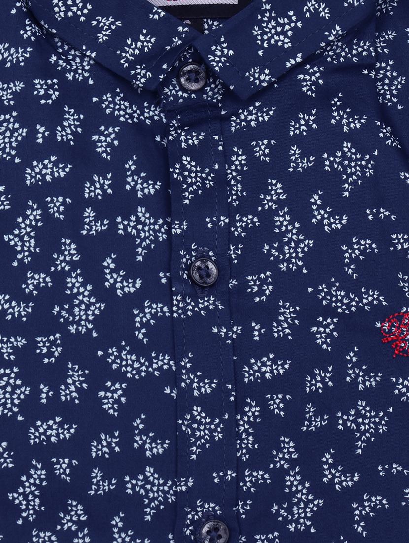 blue cotton printed shirt - 17819178 - Zoom Image - 3