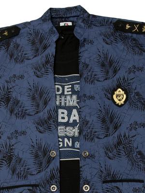 blue printed shirt - 17819315 - Standard Image - 4