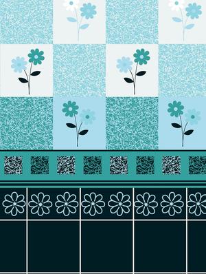 oscar collection double bedsheet set super king size cotton blue colour - 17819443 - Standard Image - 4