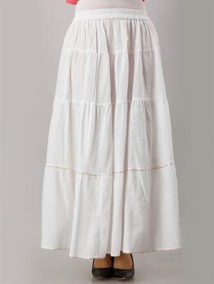 orange rayon kurta skirt set - 17819663 - Standard Image - 4
